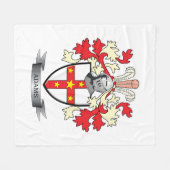 アダムスの紋章付き外衣 フリースブランケット (正面(横))