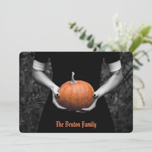 アダムスインスパイアハ幽霊のよく出るウスハローウィンパーティ 招待状 (スタンド正面)