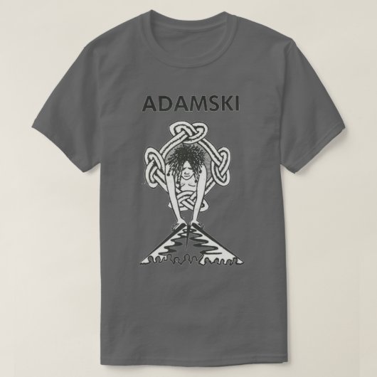 アダムスキーの始まり近く Tシャツ (デザイン正面)
