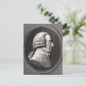 アダムスミスの円形浮彫りからのポートレート ポストカード (スタンド正面)