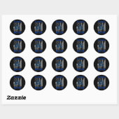 アダムス中央パトリオッツロゴマーク国Hs ラウンドシール (シート)