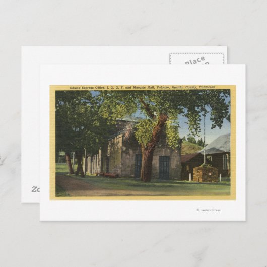 アダムス事務所の表表現示 ポストカード (正面/裏面)