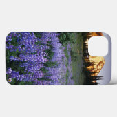 アダムス山と亜高山帯の草原の夕日 Case-Mate iPhoneケース (裏面 (横))