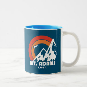 アダムス山(ニューハンプシャー州)太陽の鷹 ツートーンマグカップ