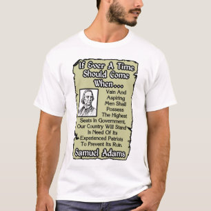 アダムス: ベテランの愛国者 Tシャツ