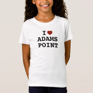 アダムス・ポイント・キッズTシャツが大好き Tシャツ