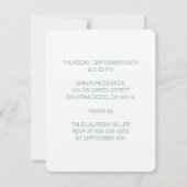 アダムズアップルベジエパーティの招待状 招待状 (裏面)