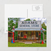 アダムズゼネラルストアアラバマ ポストカード (正面/裏面)