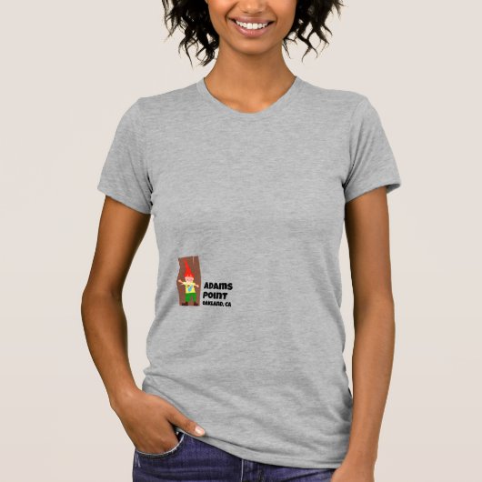 アダムズポイントのノーム 女性用Tシャツ Tシャツ (正面)