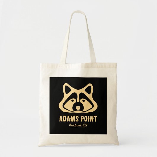 アダムズポイント・アライグマトートバッグ トートバッグ (正面)