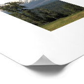 アダムズ山の写真風景 ポスター (角)