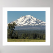 アダムズ山の写真風景 ポスター (正面)