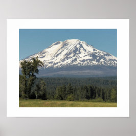 アダムズ山の写真風景 ポスター