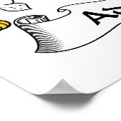 アダムソン家紋 ポスター (角)