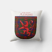 アダムタータンチェックスコティッシュプリッドライオンラパント クッション (裏面)