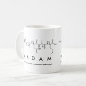 アダムペプチド名mug コーヒーマグカップ (正面左)