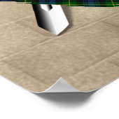 アダム一族バッジが剣を渡ったポスター18x24 ポスター (角)