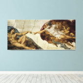 アダム創造 キャンバスプリント (インサイチュ (ウッドフロア))