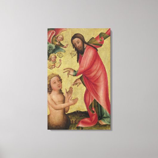 アダム創造 キャンバスプリント (正面)