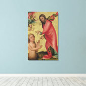 アダム創造 キャンバスプリント (インサイチュ (ウッドフロア))