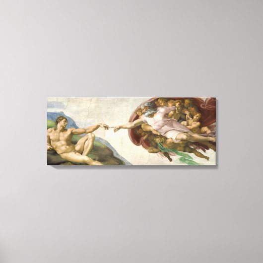 アダム創造 キャンバスプリント (正面)