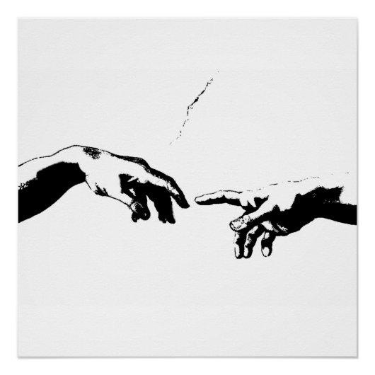 アダム創造 ポスター (正面)