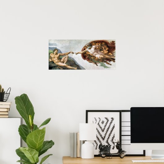 アダム創造 ポスター (ホームオフィス)