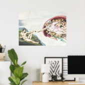 アダム創造 ポスター (ホームオフィス)