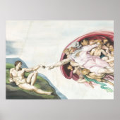 アダム創造 ポスター (正面)