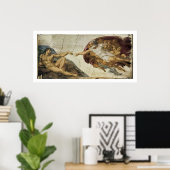 アダム創造 ポスター (ホームオフィス)