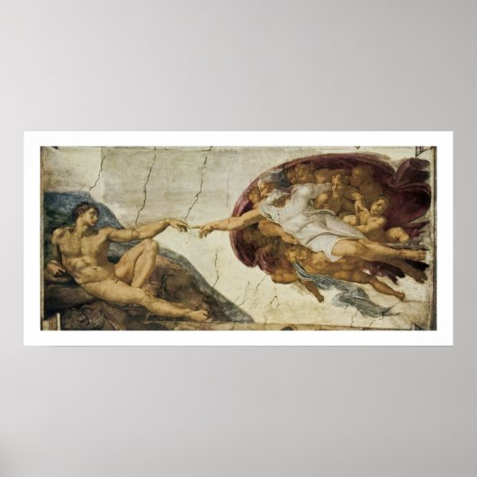 アダム創造 ポスター (正面)