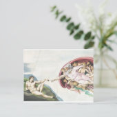 アダム創造 ポストカード (スタンド正面)