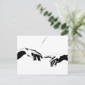 アダム創造 ポストカード (スタンド正面)