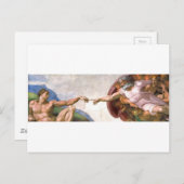 アダム創造 ポストカード (正面/裏面)