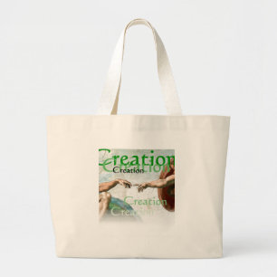 アダム創造 ラージトートバッグ