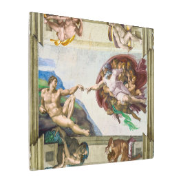 アダム創造 | Michelangelo | メタルプリント