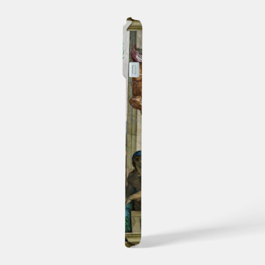 アダム創造 | Michelangelo | iPhone 15ケース (左側面)