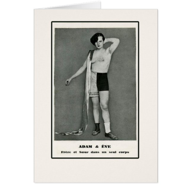 アダム及びイブの半分の人の半分の女性 (正面)