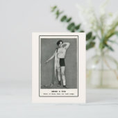 アダム及びイブの半分の人の半分の女性 ポストカード (スタンド正面)