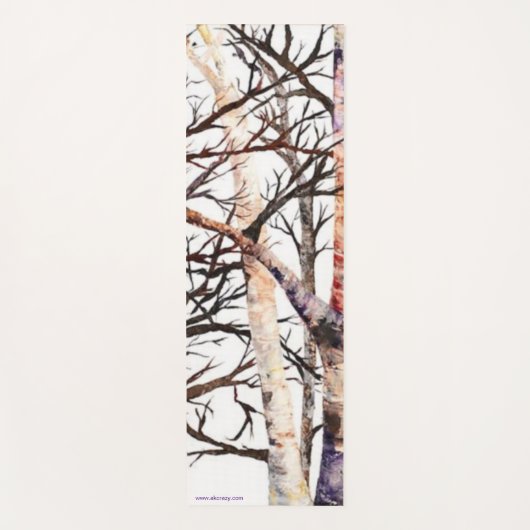 アダム樺の木バスタオル ヨガマット (正面)