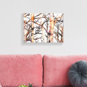 アダム樺の木 キャンバスプリント (インサイチュ (リビング))