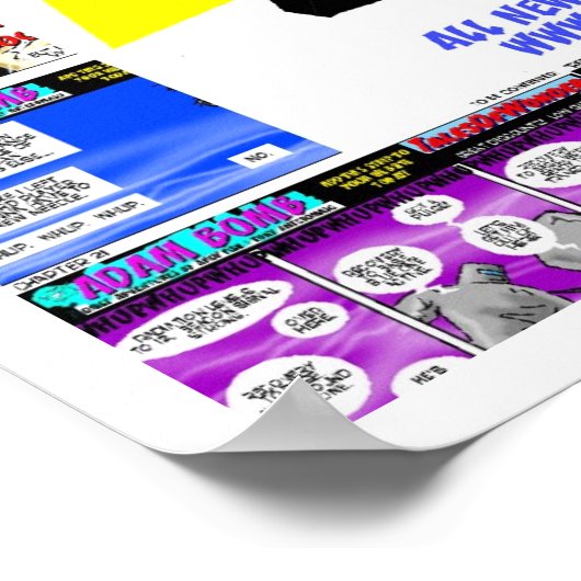 アダム爆弾！ ポスター (角)