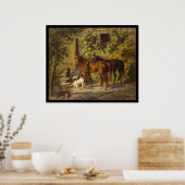 アダム・アルブレヒトの馬 ポスター (キッチン)