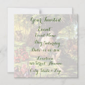 アダム·イン·ザ·ガーデン マグネット招待状 (正面)