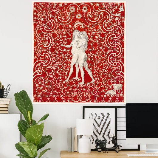 アダム&エバ ポスター (ホームオフィス)