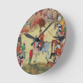 アダム・カーンはアイバーに敬意を表した ラウンド壁時計 (傾斜)