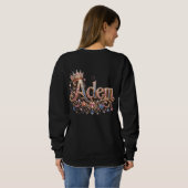 アダム クラウン ブラック Tシャツ (裏面フル)