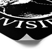 アダム・スミスが見えざる手と語る 経済学Tシャツ ポスター (角)