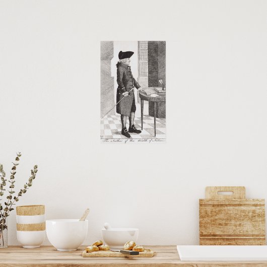 アダム・スミス ポスター (キッチン)