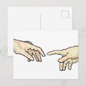 アダム・ハンズの創造 ポストカード (正面/裏面)